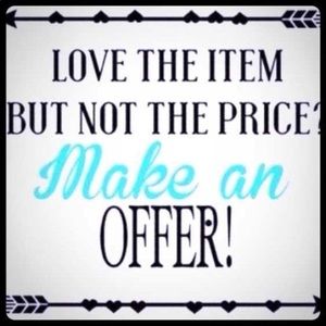 Reasonable offers welcome!